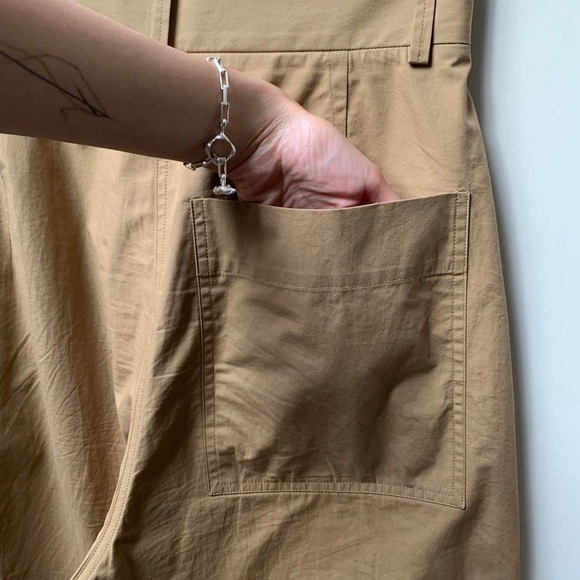 Studio Nicholson Tan Greta High-Rise Trousers from Pre-Fall 2020 - Picture 7 of 7
